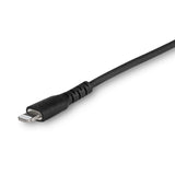 StarTech.com 1m (3.3ft) USB C to Lightning Cable - MFi Certified - Durable USB Lightning Charging Cable - Black (RUSBCLTMM1MB)