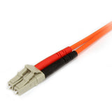 StarTech.com 5m Fiber Optic Cable - Multimode Duplex 62.5/125 - LSZH - LC/SC - OM1 - LC to SC Fiber Patch Cable (FIBLCSC5)