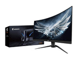 GIGABYTE AORUS CV27F-SA 27" 165Hz 1080P FreeSync Gaming Monitor, Exclusive Built-in ANC, 1920x1080 FHD Display, HDR, 1ms Response time, 10-Bit IPS, 95% DCI-P3 with 1X Display Port 1.2, 2X HDMI 2.0