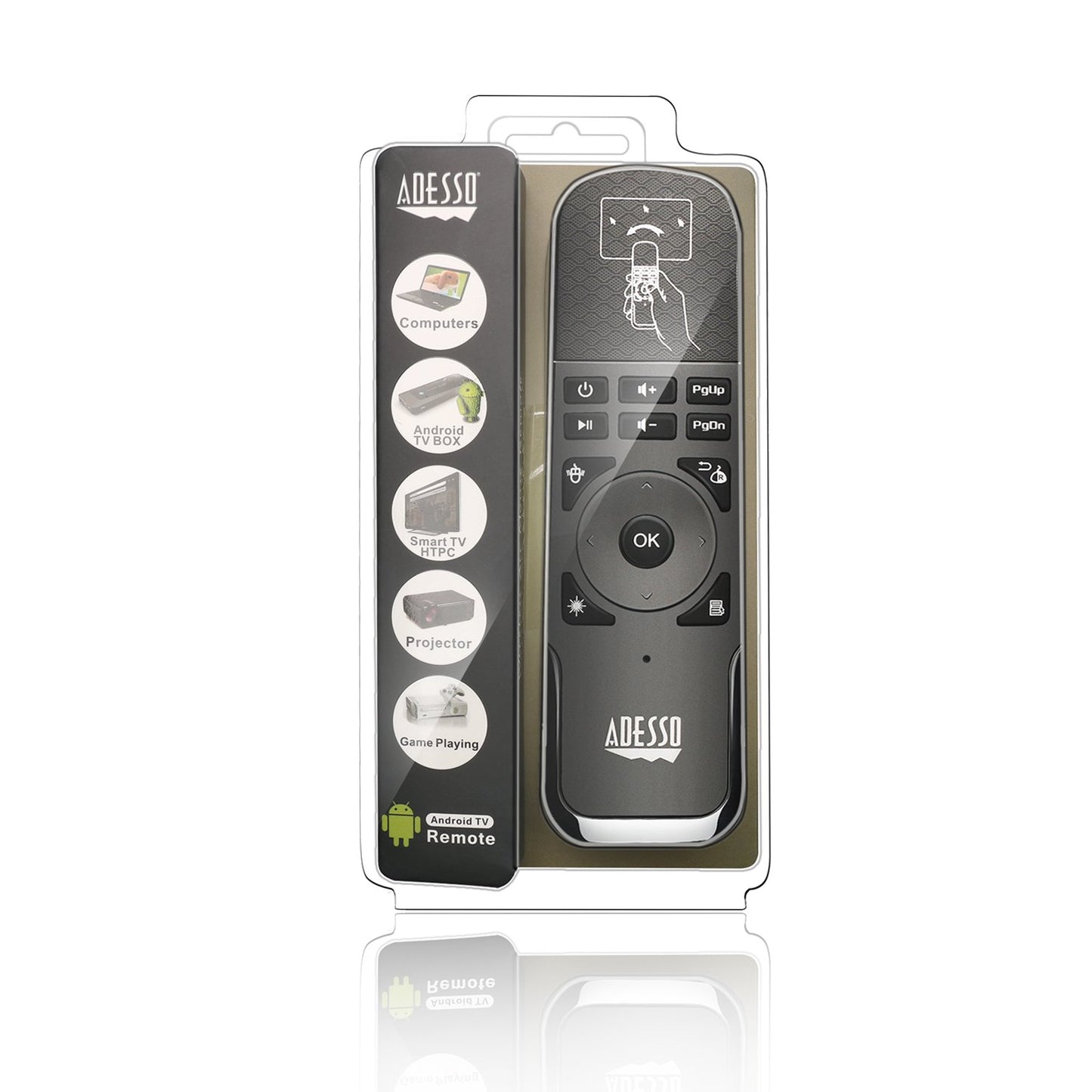 Adesso WKB-4010UB - Wireless Air Mouse IR Remote