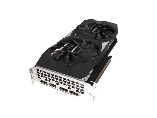 GIGABYTE GeForce GTX 1660 Ti Windforce OC 6G 192-bit GDDR6 DisplayPort 1.4 HDMI 2.0B with Windforce 2X Cooling System Graphic Cards- Gv-N166TWF2OC-6GD