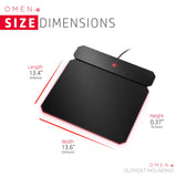 OMEN by HP Outpost Mousepad with Qi Wireless Charging