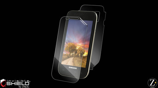 Open Box ZAGG SAMGALATLLE InvisibleShield for Samsung Fascinate Galaxy S, Full Body, Screen Protector, Retail Packaging, 1-Pack (Clear)