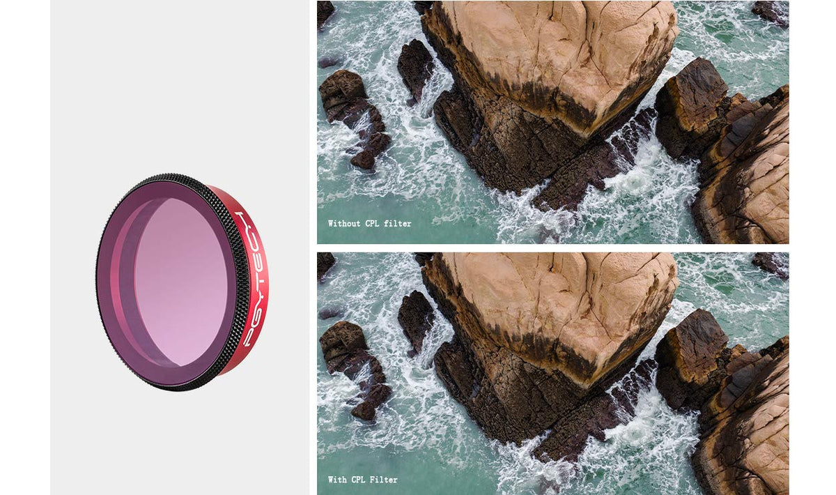 PGYTECH OSMO Action CPL Filter (Professional) with Luckybird USB Reader