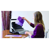 Fellowes 5227201 Quasar Plus 500 Manual Comb Binding Machine with Starter Kit Shredder