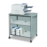 Safco Impromptu Deluxe Machine Stand, Gray (1858GR)