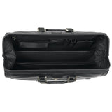 McKlein 83345 USA Morgan 17" Leather Litigator Laptop Briefcase Black
