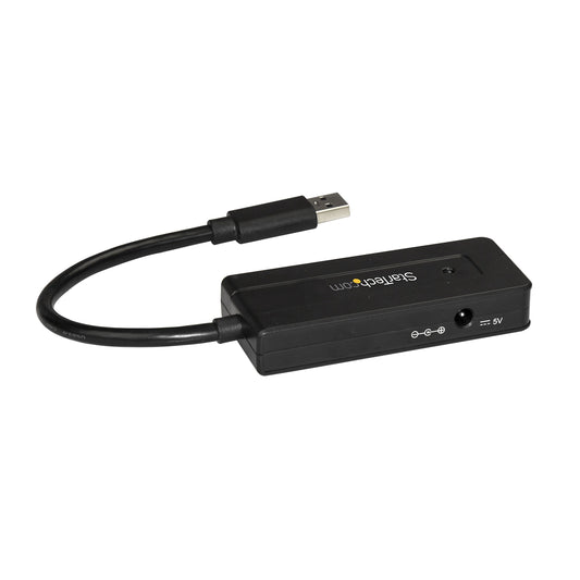 StarTech.com 4 Port USB 3.0 Hub with Charge Port - Small and Compact - Powered Mini USB Port Expander w/Multiple Ports (ST4300MINI)