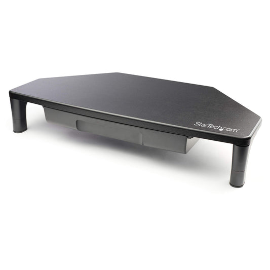 StarTech.com Monitor Riser Stand for Corner Workstation - for up to 32"" Monitors - Height Adjustable - Corner Monitor Stand (MONSTNDCORNR)