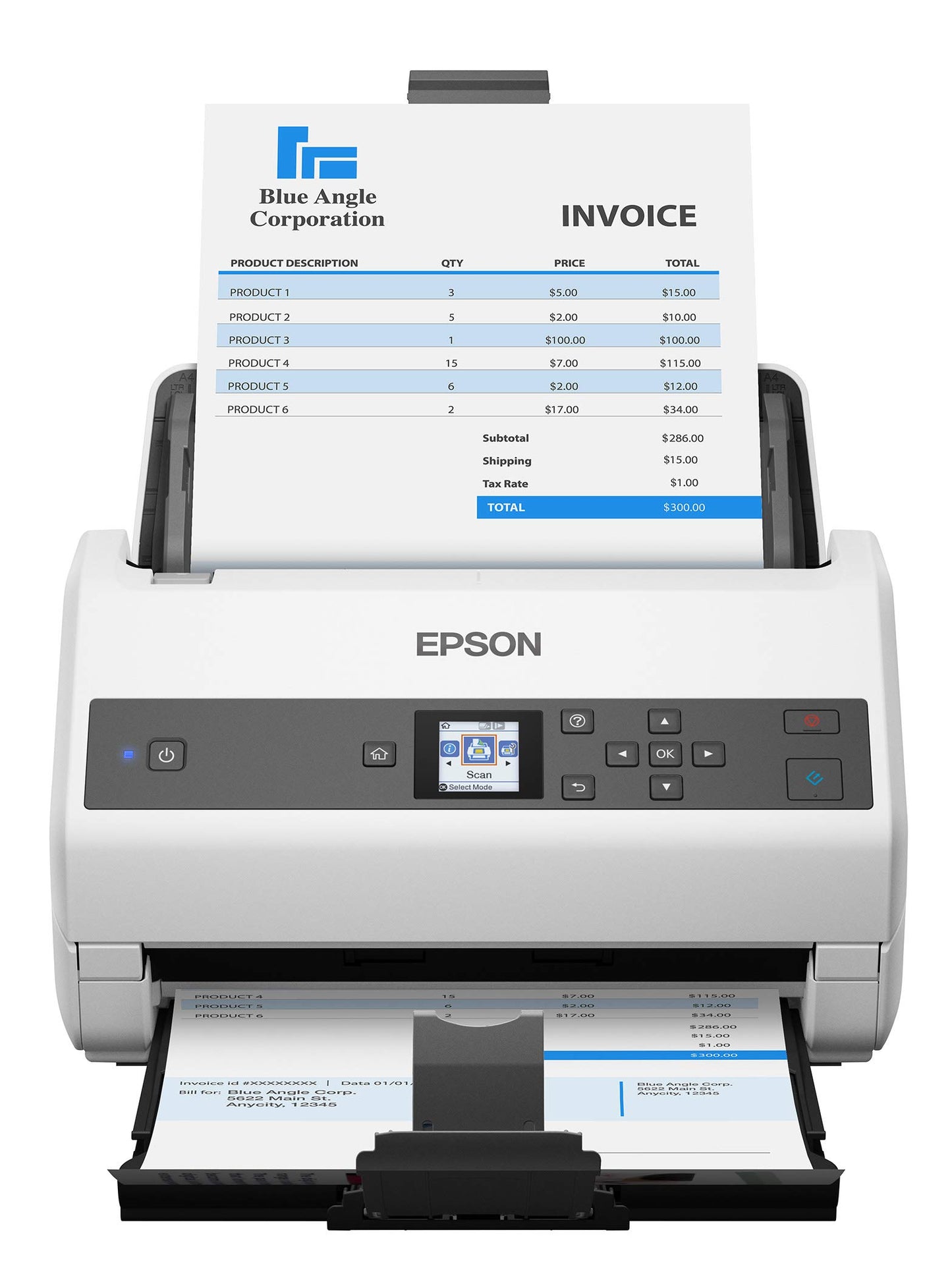 Epson Workforce DS-970 Sheetfed Scanner - 600 dpi Optical