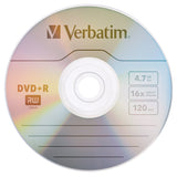 Verbatim 95038 DVD Recordable Media -DVD+R -16x -4.70 GB -20 Pack Slim Case -2 Hour Maximum Recording Time