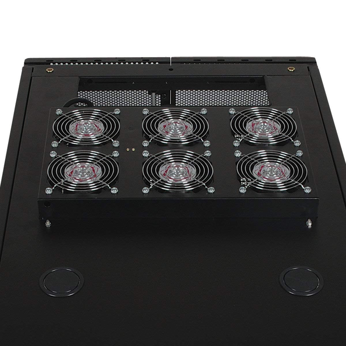 Tripp Lite SRFANROOF Rack Enclosure Cabinet Roof Mount Fan Panel Airflow Mgmt 120V
