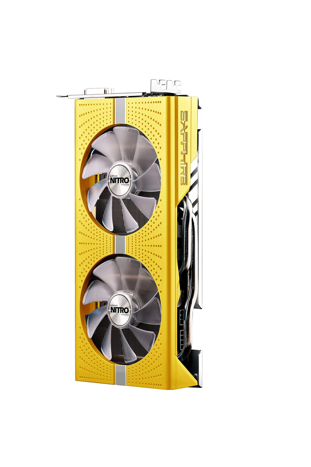 Sapphire Technology Technology Radeon Nitro+ Rx 590 8GB GDDR5 Dual HDMI/ DVI-D/ Dual DP OC w/ Backplate AMD 50th Anniversary Edition (UEFI) PCI-E Graphic Cards