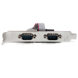 StarTech.com Motherboard Serial Port - Internal - 2 Port - Bus Powered - FTDI USB to Serial Adapter - USB to RS232 Adapter (ICUSB232INT2)