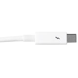 StarTech.com TBOLTMM3MW Thunderbolt Cable Cord-M/M to Cable for Apple iMac, MacBook Pro (3m, White)
