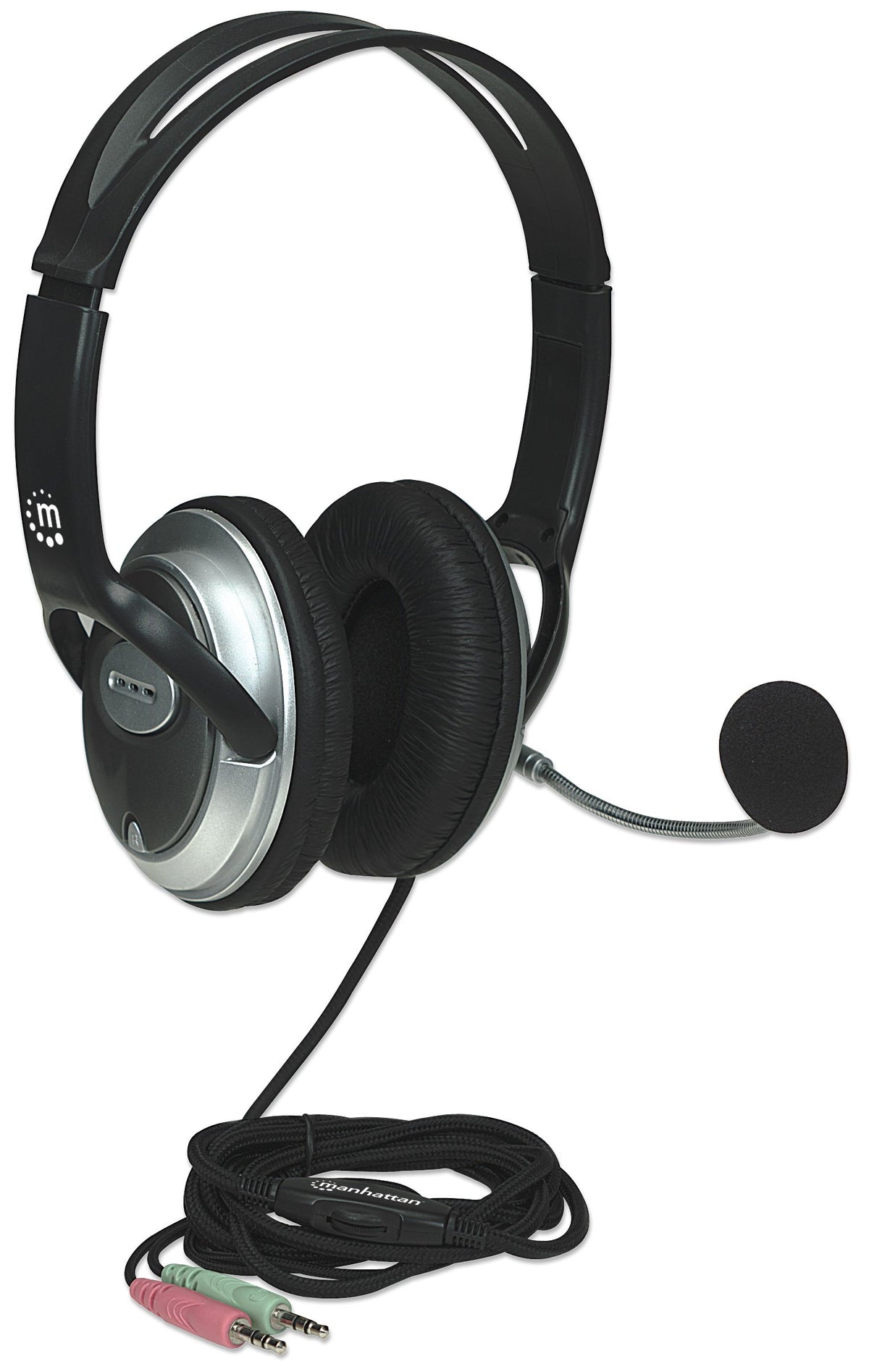 MANHATTAN Classic Leather Earpad Headset (175555)