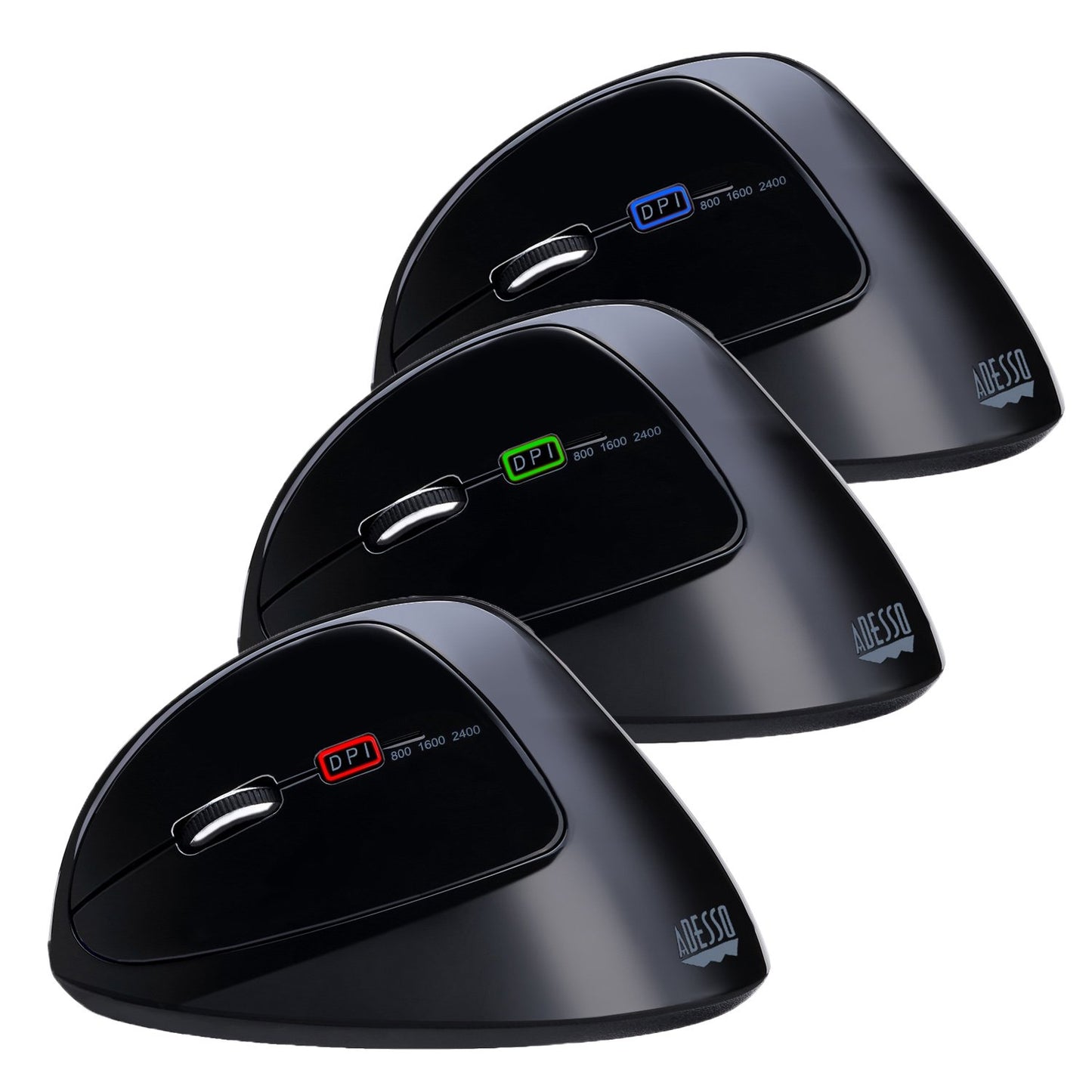 Adesso iMouse E70-2.4GHz Wireless Ergonomic Vertical Left-Handed Mouse