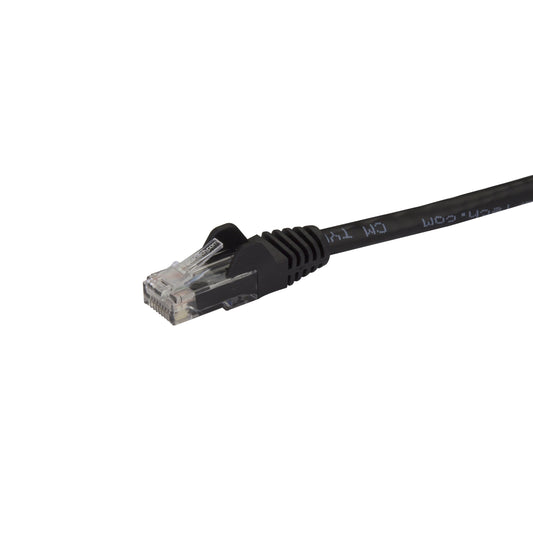 StarTech.com Cat6 Patch Cable - 125 ft - Black Ethernet Cable - Snagless RJ45 Cable - Ethernet Cord - Cat 6 Cable - 125ft (N6PATCH125BK)