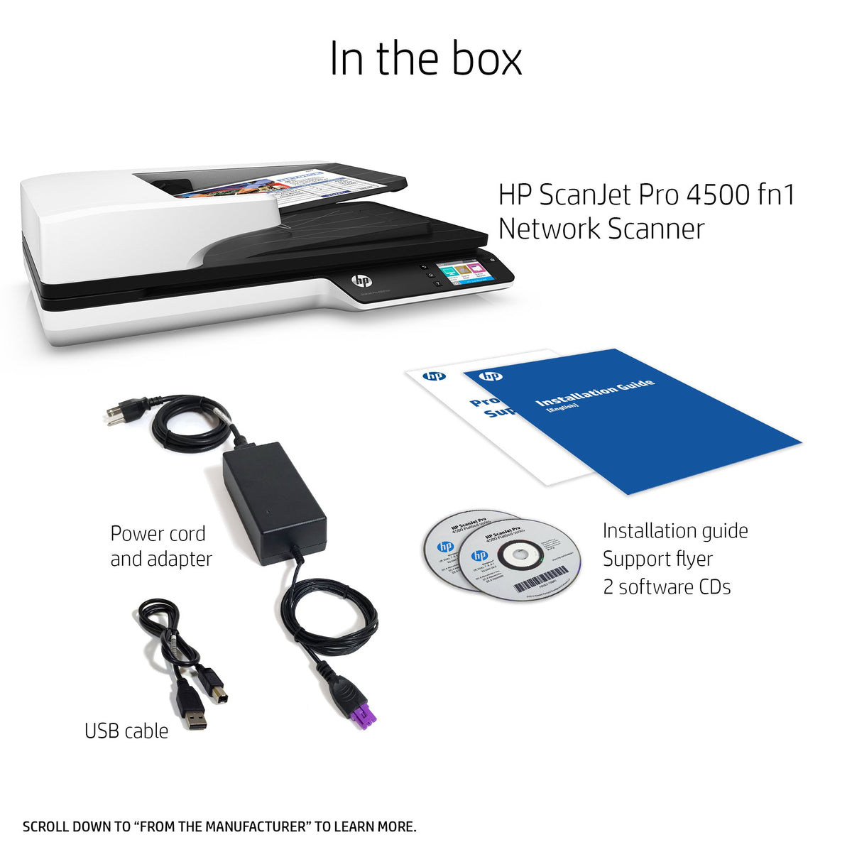ScanJet Pro 4500 fn1 Network Scanner (L2749A)