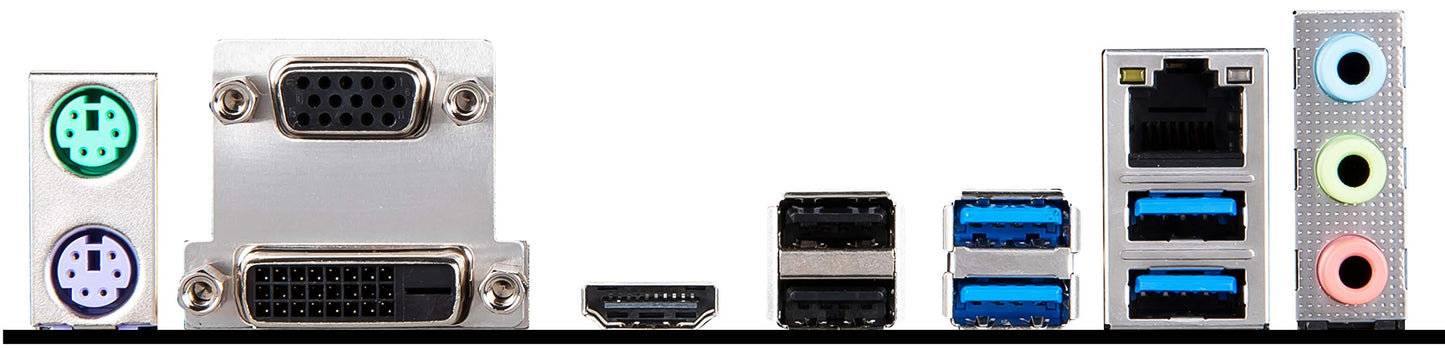 MSI ProSeries AMD Ryzen 1st and 2nd Gen AM4 M.2 USB 3 DDR4 D-SUB DVI HDMI Micro-ATX Motherboard (B450M PRO-M2 V2)