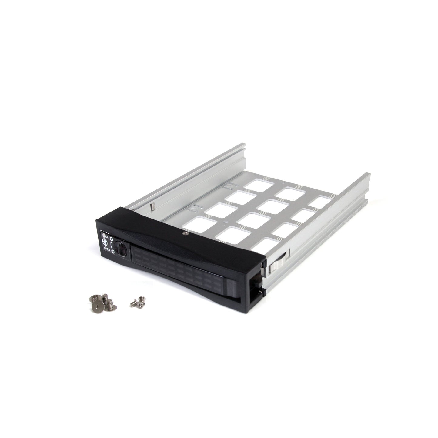 StarTech.com Extra 2.5in or 3.5in Hot Swap Hard Drive Tray for SATSASBAY3BK - Storage Drive Carrier (Caddy) - 2.5" / 3.5" Shared - Black - SATSASTRAYBK