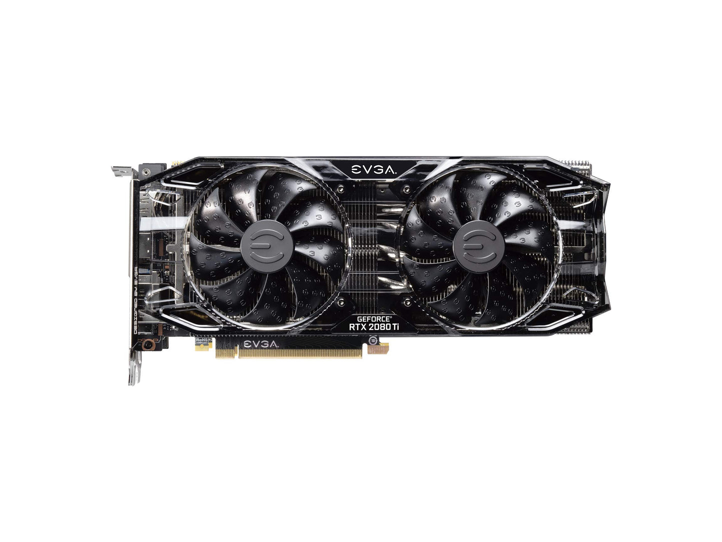 EVGA GeForce RTX 2080 Ti Black Edition Gaming, 11GB GDDR6, Dual HDB Fans & RGB LED Graphics Card 11G-P4-2281-KR