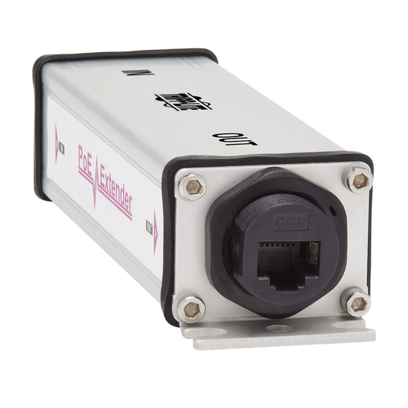 Gigabit Ethernet PoE Extender Cat5e/6/6a 1-Port Water Resistant