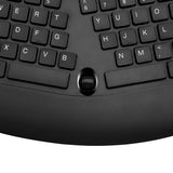 Adesso Wkb-1600CB Truform Media 1600 Wireless Ergonomic Keyboard and Optical Mouse
