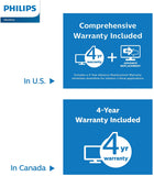 Philips Computer Monitors 328E1CA 32" Curved Monitor, 4K UHD, 120% sRGB, Adaptive-Sync, Speakers, Vesa, 4Yr Advance Replacement Warranty