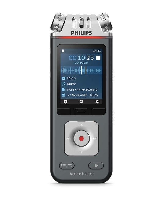 Philips Speech DVT6110 Philips DVT6110 VoiceTracer Audio Recorder Voice Recorder