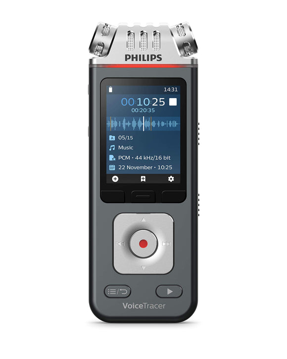 Philips Speech DVT6110 Philips DVT6110 VoiceTracer Audio Recorder Voice Recorder