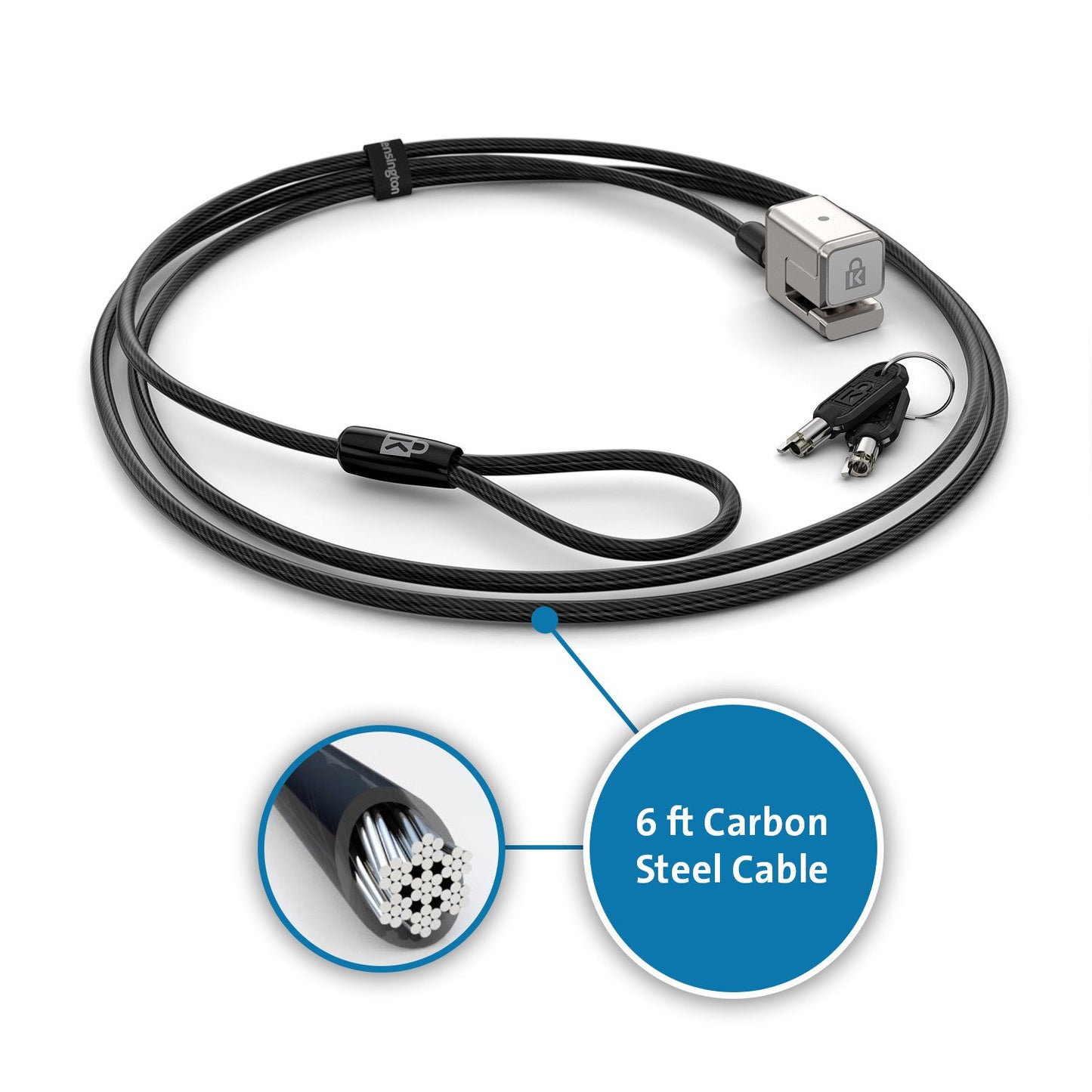 Kensington Microsoft Surface Pro and Surface Go Keyed Cable Lock (K62044WW)
