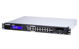 QNAP Qgd-1600P-8G-US 16-Port 1GbE Switch with 2 RJ45 and SFP+ Combo Port with Intel Celeron Processor and 8GB RAM