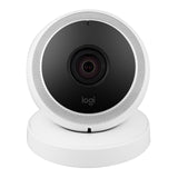 Refurbished Logitech Circle Wireless HD Video Security Camera with 2-way talk - White - (Renewed)