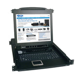 Tripp Lite B020-008-17 NetDirector KVM Console Switch with 17-Inch Monitor/Touchpad/Keyboard and OSD