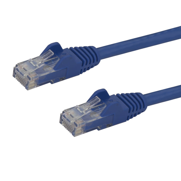 StarTech.com 20ft Blue Cat6 Patch Cable with Snagless RJ45 Connectors - Long Ethernet Cable - 20 ft Cat 6 UTP Cable (N6PATCH20BL)