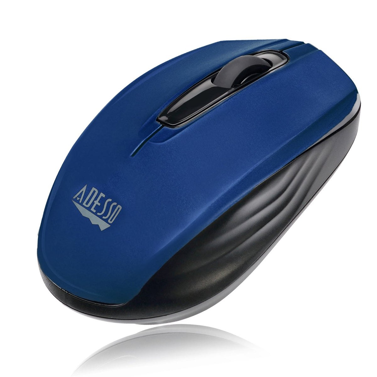 Adesso Ergonomic iMouse S50 - Wireless Optical Mouse (Blue)