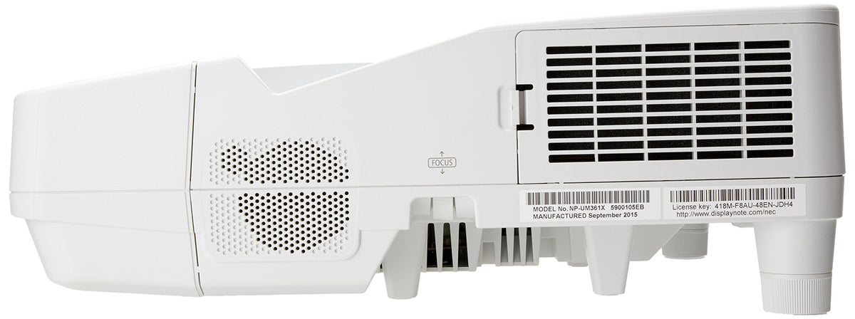 NEC NP-UM361X LCD Projector - 720p - HDTV - Front, Rear, Ceiling - Interactive - AC - 255 W - 3800 Hour - 6000 Hour - 1024 x 768 - XGA - 4000:1 - 3600 lm - HDMI - USB - 337 W - 2 Year Warranty