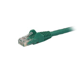 StarTech.com 8 ft Green Cat6 Cable with Snagless RJ45 Connectors - Cat6 Ethernet Cable - 8ft UTP Cat 6 Patch Cable (N6PATCH8GN)