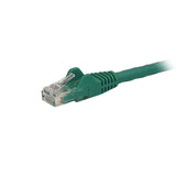 StarTech.com 8 ft Green Cat6 Cable with Snagless RJ45 Connectors - Cat6 Ethernet Cable - 8ft UTP Cat 6 Patch Cable (N6PATCH8GN)
