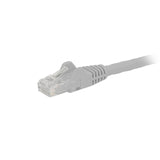 StarTech.com 6 ft White Cat6 Cable with Snagless RJ45 Connectors - Cat6 Ethernet Cable - 6ft UTP Cat 6 Patch Cable (N6PATCH6WH)