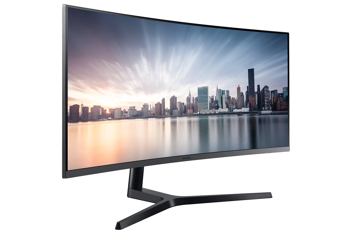 Open Box Samsung CH890 34" Ultra WQHD (3440x1440) 21:9 100Hz Curved FreeSync Monitor (LC34H890WJNXZA)