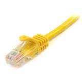 StarTech.com Cat5e Ethernet Cable - 25 ft - Yellow- Patch Cable - Snagless Cat5e Cable - Long Network Cable - Ethernet Cord - Cat 5e Cable - 25ft (45PATCH25YL)