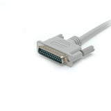 StarTech.com SC10MF Straight Through Serial Parallel Cable, 10-Feet, DB25 M/F (Gray)