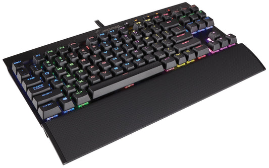 CORSAIR K65 RAPIDFIRE - RGB Backlit Mechanical Gaming Keyboard - USB Passthrough & Media Controls - Fastest & Linear - Cherry MX Speed