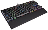 CORSAIR K65 RAPIDFIRE - RGB Backlit Mechanical Gaming Keyboard - USB Passthrough & Media Controls - Fastest & Linear - Cherry MX Speed