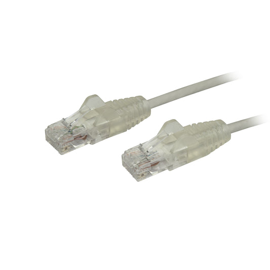 StarTech.com N6PAT6GRS Cat6 Ethernet Cable, 6', Gray, Slim, Snag Less RJ45 Cable, Network Cable, Ethernet Cord