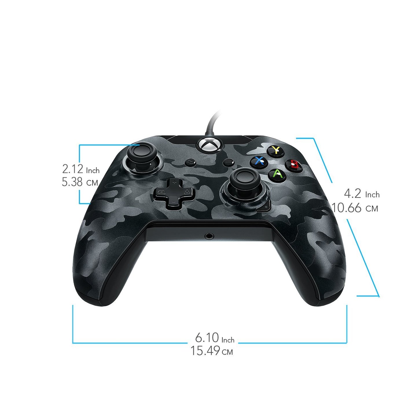 PDP Wired Controller for Xbox One - Black Camo
