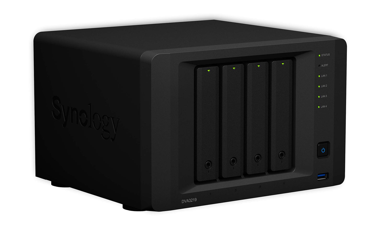 Synology 4 Bay Deep Learning NVR Dva3219 (Diskless)