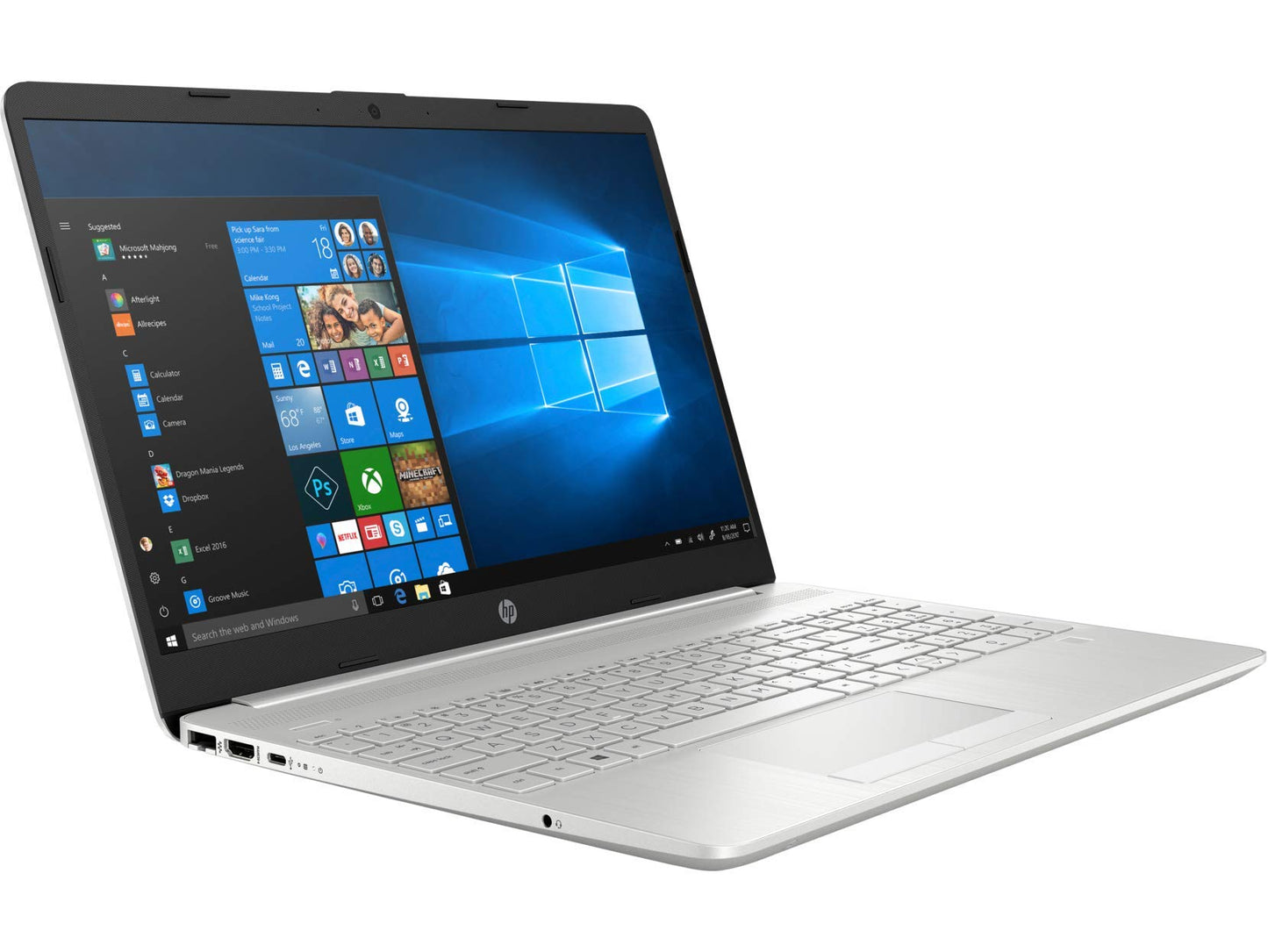 HP Laptop 15" (Intel Core i3-7020U, 8GB, 128GB SSD, Win 10 Home) 15-dw0017ca